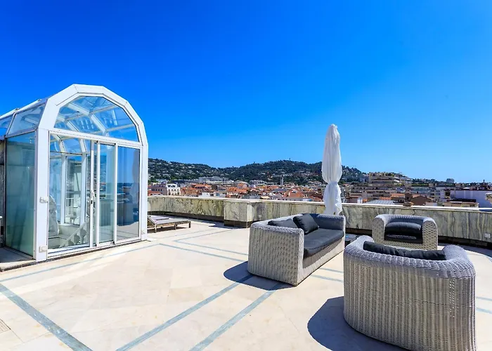Rare Penthouse - Vue Panoramique Daire Cannes